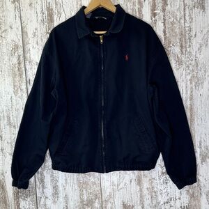 Vintage Polo by Ralph Lauren Navy Harrington Jacket Sz L